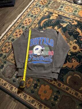 Buffalo Football 1960 Vintage Style Comfort Colors Crewneck Sweatshirt